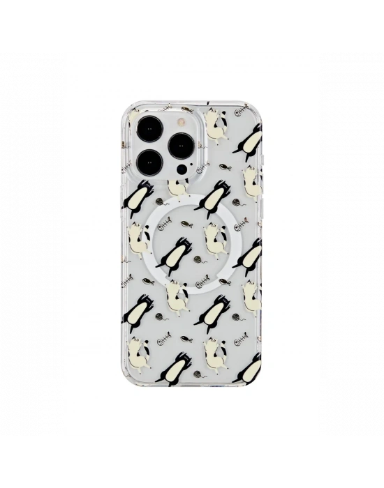 Joko iPhone 15 Pro Tanya Magsafe Kapak - Desen 4