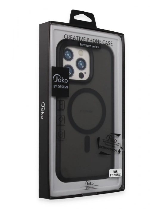 Joko iPhone 15 Pro Toras Airbag Magsafe Kapak - Siyah