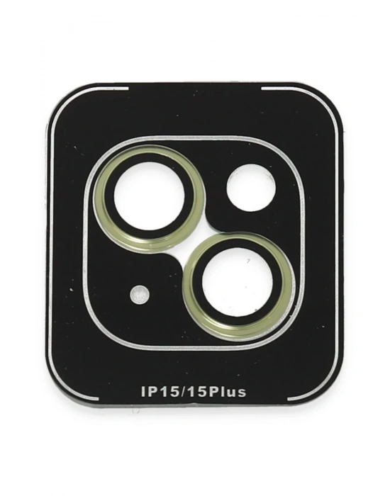 Joko iPhone 15 PVD Metal Kamera Lens - Sarı