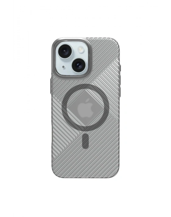 Joko iPhone 15 Stella PC Sert Magsafe Kılıf - Siyah