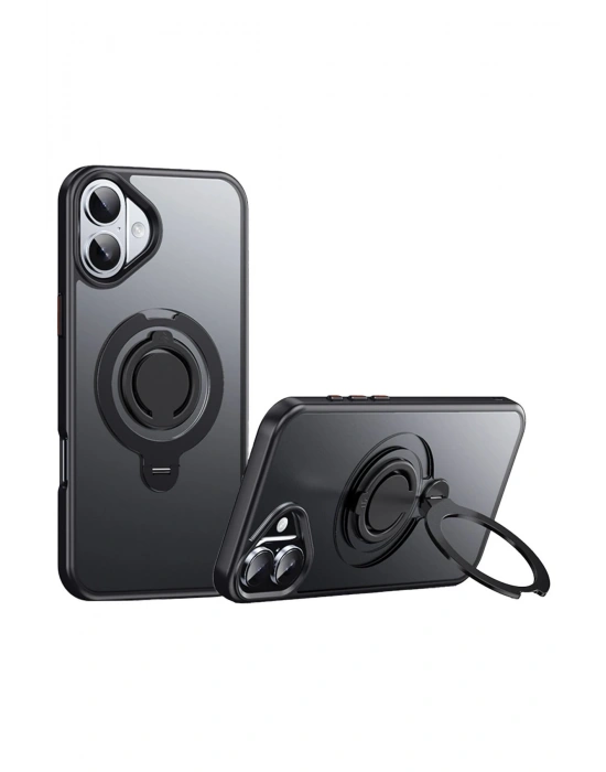 Joko iPhone 16 Avatar 360 Dönen Magsafe Kapak - Siyah