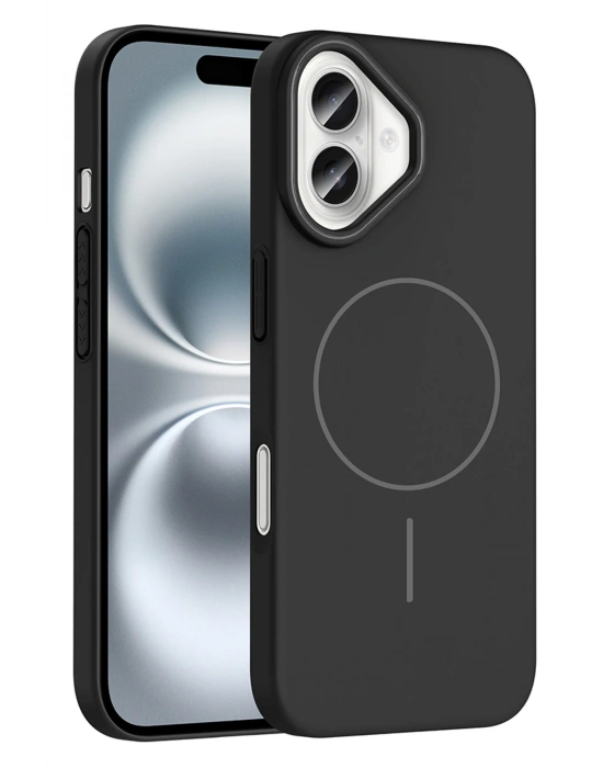 Joko iPhone 16 Broş Magsafe Kapak - Siyah