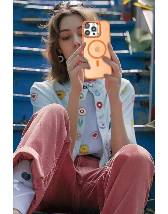 Joko iPhone 16 Flet Lens Magsafe Kapak - Derin Mor