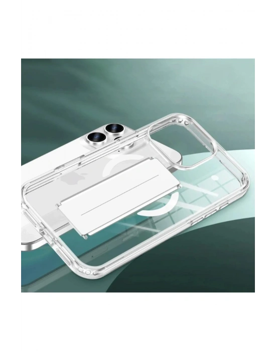 Joko iPhone 16 Kılıf Alfa Magsafe Standlı Kapak - Siyah