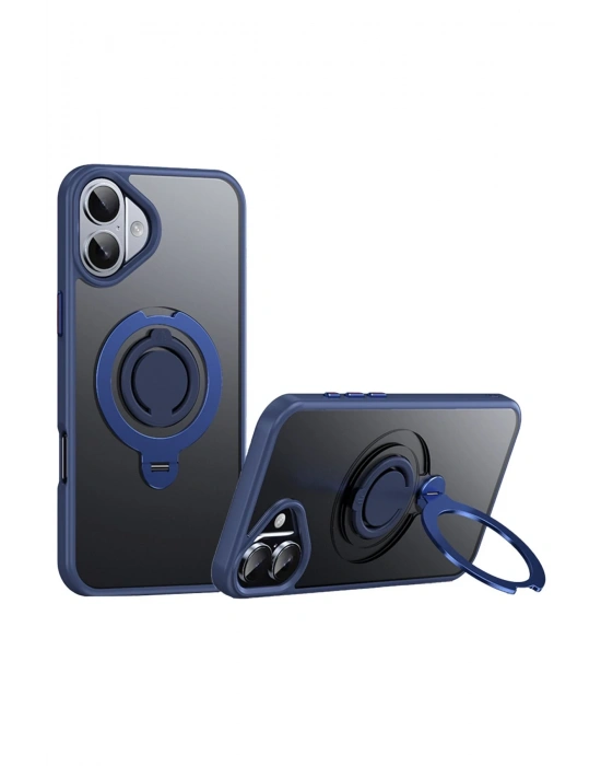 Joko iPhone 16 Plus Avatar 360 Dönen Magsafe Kapak - Lacivert