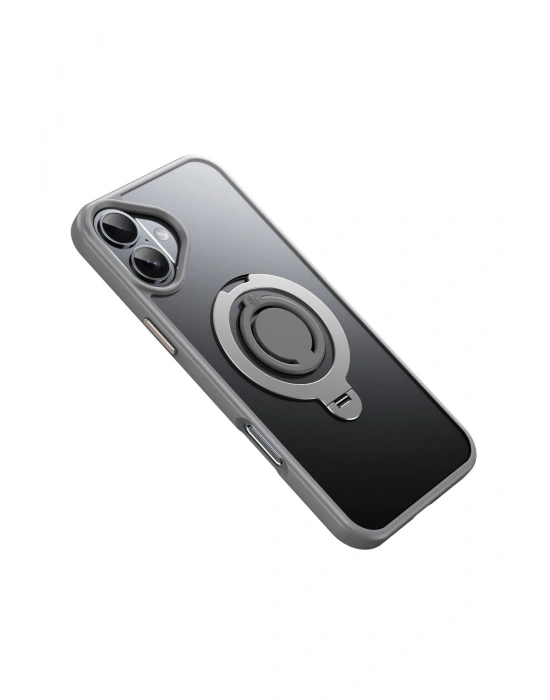Joko iPhone 16 Plus Avatar 360 Dönen Magsafe Kapak - Titan Gri