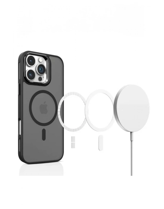 Joko iPhone 16 Plus Flet Lens Magsafe Kapak - Derin Mor