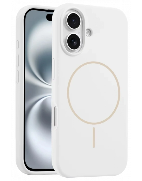 Joko iPhone 16 Plus Kılıf Jully Magsafe Kapak - Beyaz