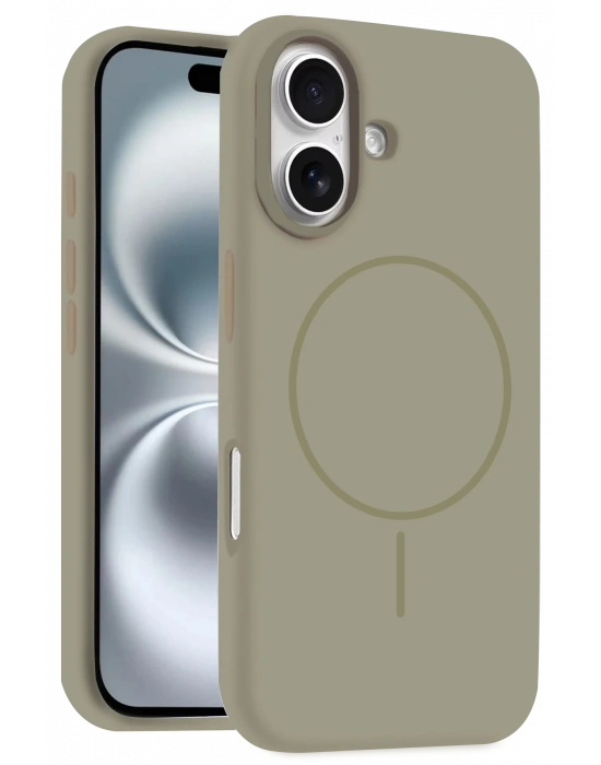 Joko iPhone 16 Plus Kılıf Jully Magsafe Kapak - Çöl Titanyum