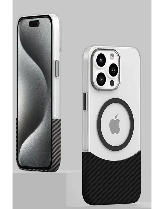 Joko iPhone 16 Pro Carbon Puzzle Magsafe Kapak - Desert