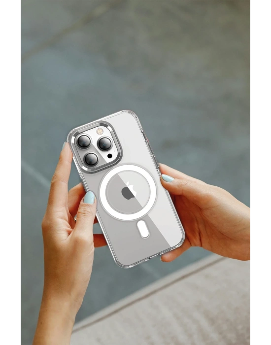 Joko iPhone 16 Pro Crystal Magsafe Kapak - Şeffaf