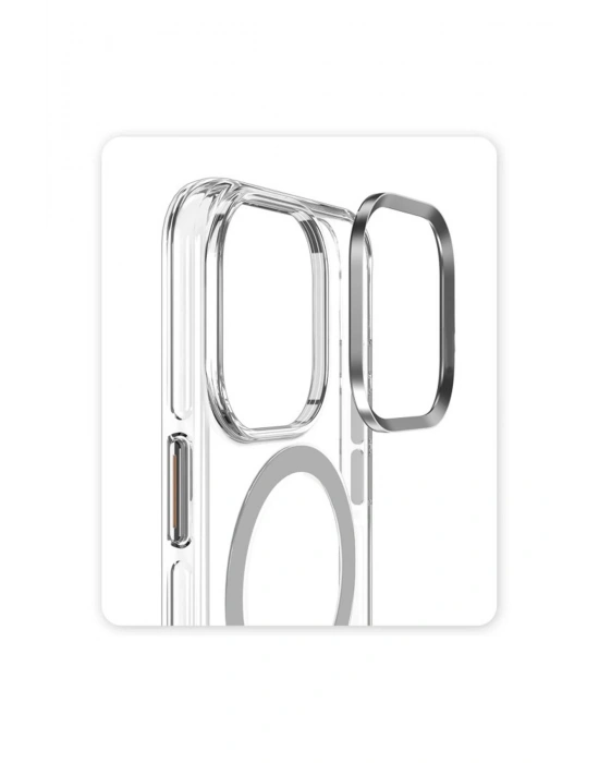 Joko iPhone 16 Pro Crystal Magsafe Kapak - Şeffaf