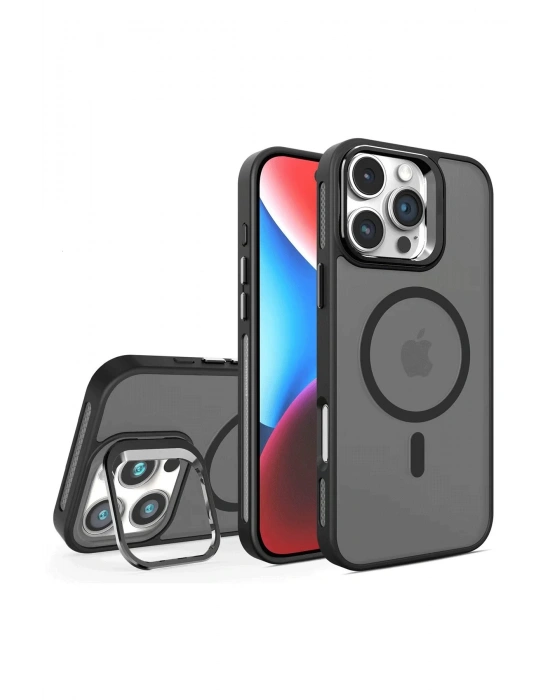 Joko iPhone 16 Pro Flet Lens Magsafe Kapak - Siyah