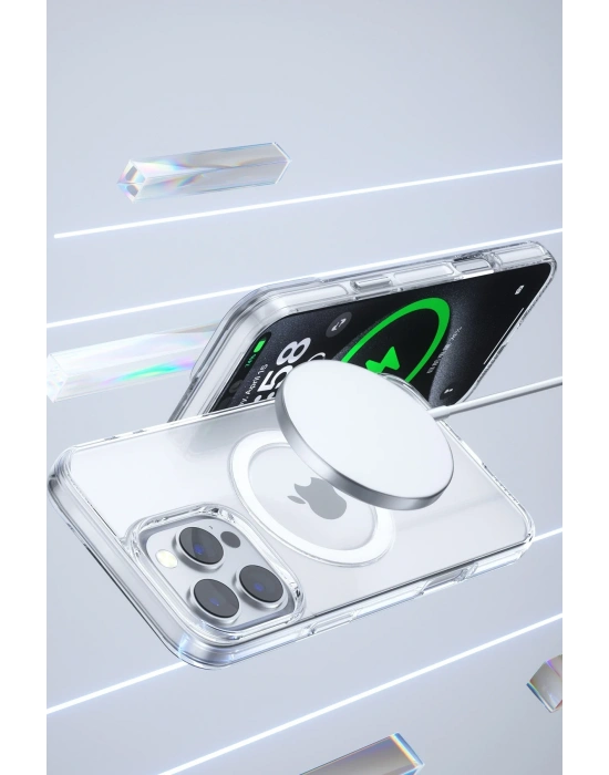 Joko iPhone 16 Pro Gleam PC Sert Magsafe Kılıf - Kahverengi