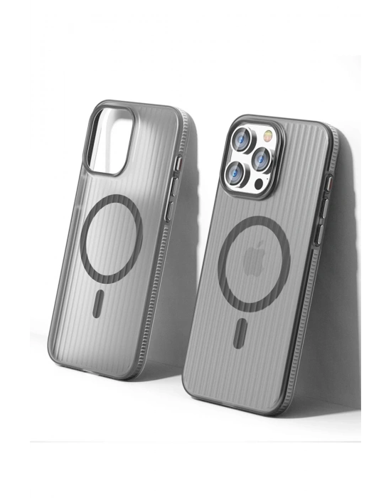 Joko iPhone 16 Pro Max Line Magsafe Kapak - Gri