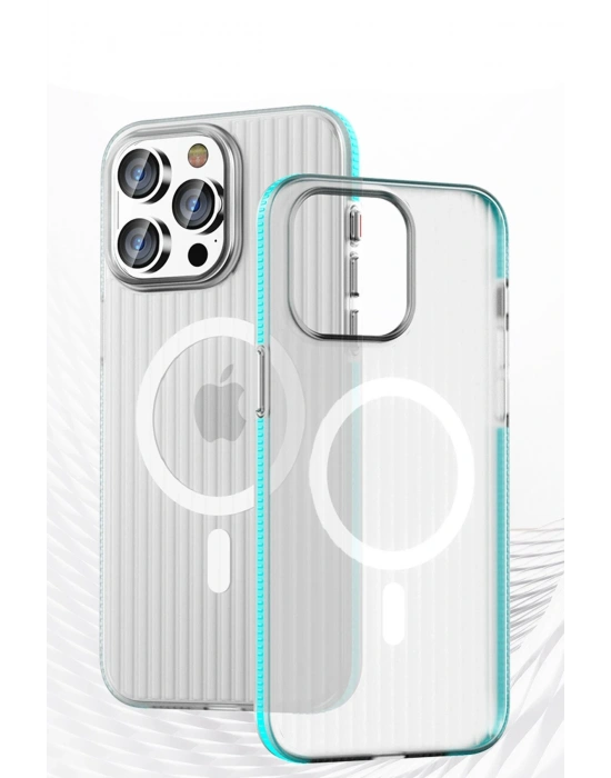 Joko iPhone 16 Pro Max Line Magsafe Kapak - Mavi