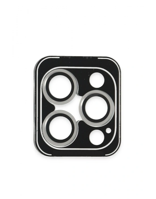 Joko iPhone 16 Pro Max PVD Metal Kamera Lens - Gümüş
