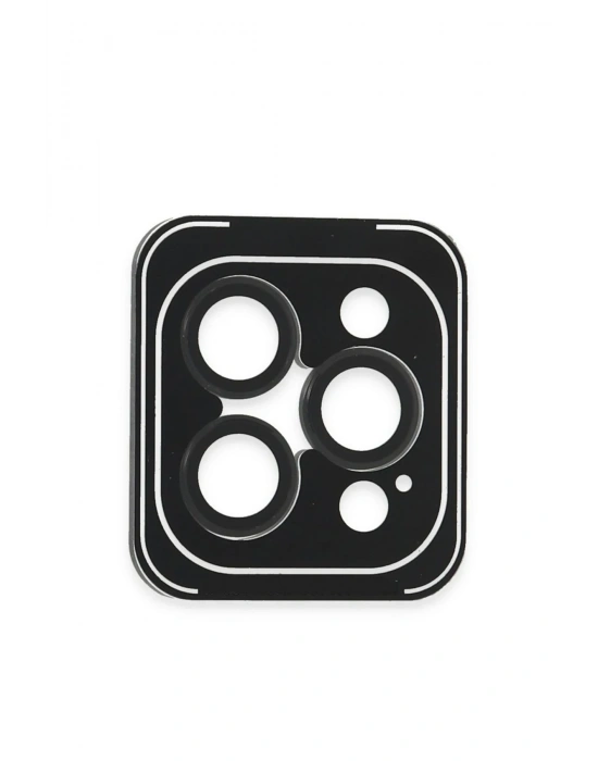 Joko iPhone 16 Pro Max PVD Metal Kamera Lens - Siyah