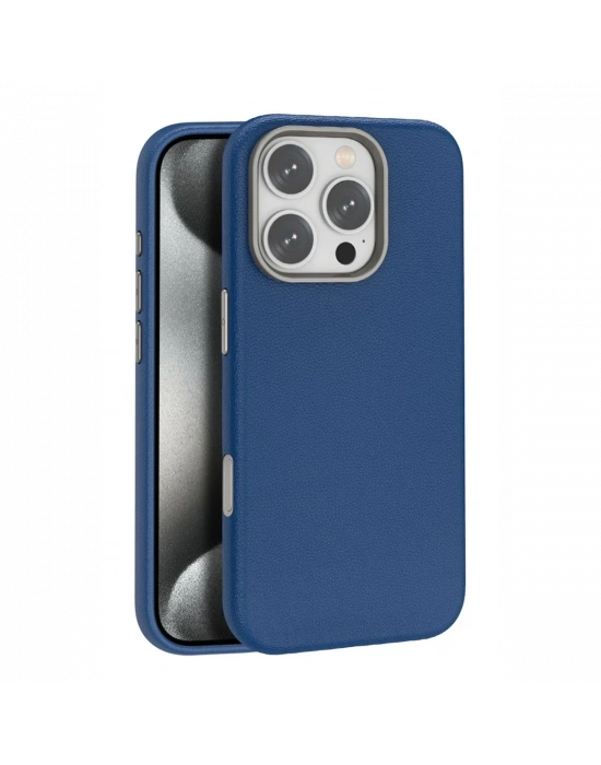 Joko iPhone 16 Pro Max Wonder Deri Magsafe Kapak - Lacivert