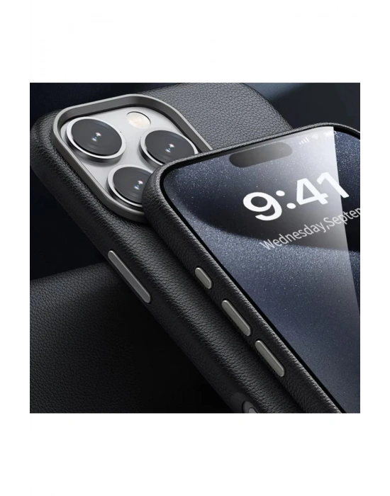 Joko iPhone 16 Pro Wonder Deri Magsafe Kapak - Bronz