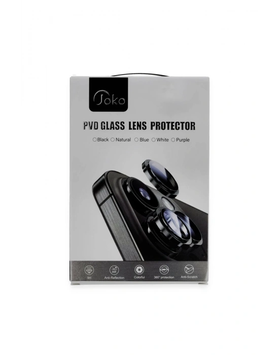 Joko iPhone 16 PVD Metal Kamera Lens - Gümüş