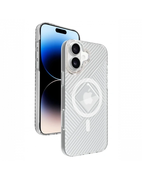 Joko iPhone 16 Stella PC Sert Magsafe Kılıf - Şeffaf