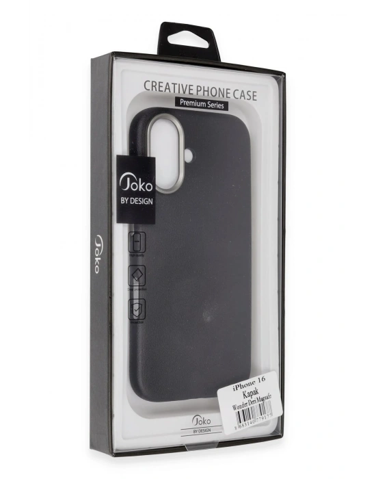 Joko iPhone 16 Wonder Deri Magsafe Kapak - Kahverengi