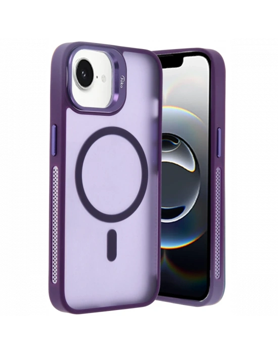 Joko iPhone 16E Flet Lens Magsafe Kapak - Derin Mor