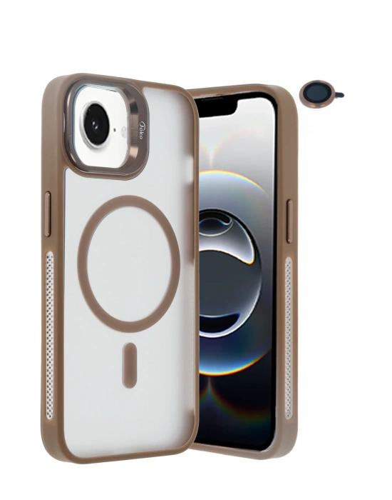 Joko iPhone 16E Flet Lens Magsafe Kapak - Gold
