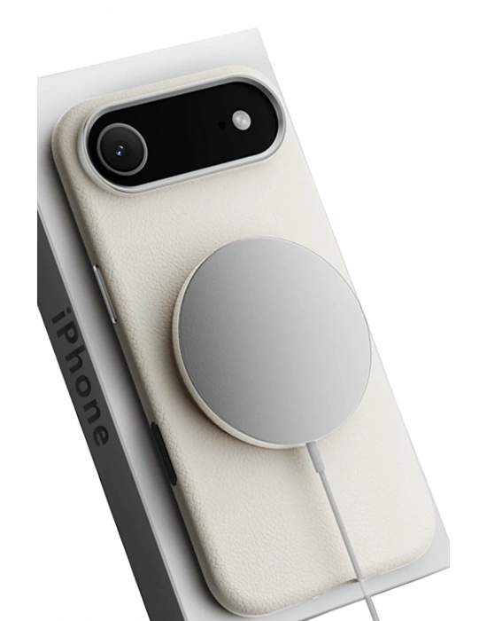 Joko iPhone 17 Air Wonder Deri Magsafe Kapak - Beyaz