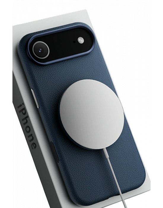 Joko iPhone 17 Air Wonder Deri Magsafe Kapak - Lacivert