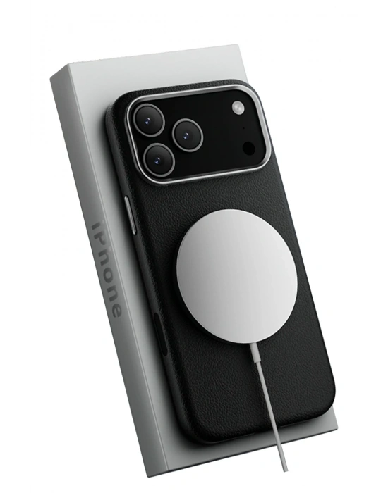 Joko iPhone 17 Pro Max Wonder Deri Magsafe Kapak - Siyah