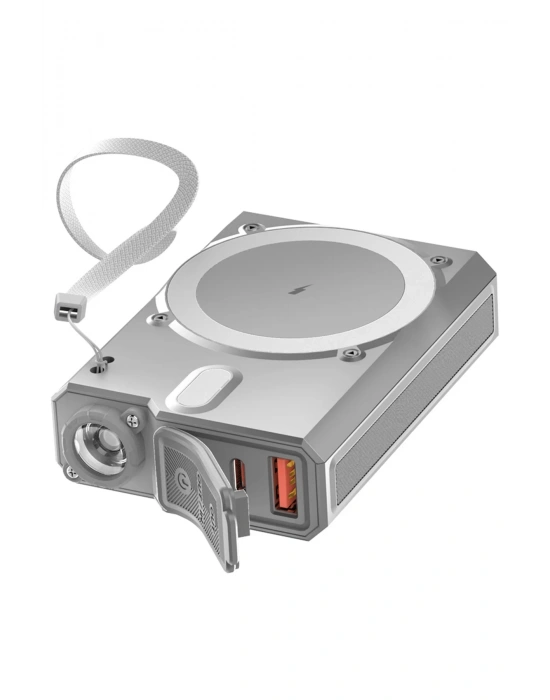 Joko J38 10.000 mAh 20W PD Led Işıklı Magsafe Powerbank - Gri