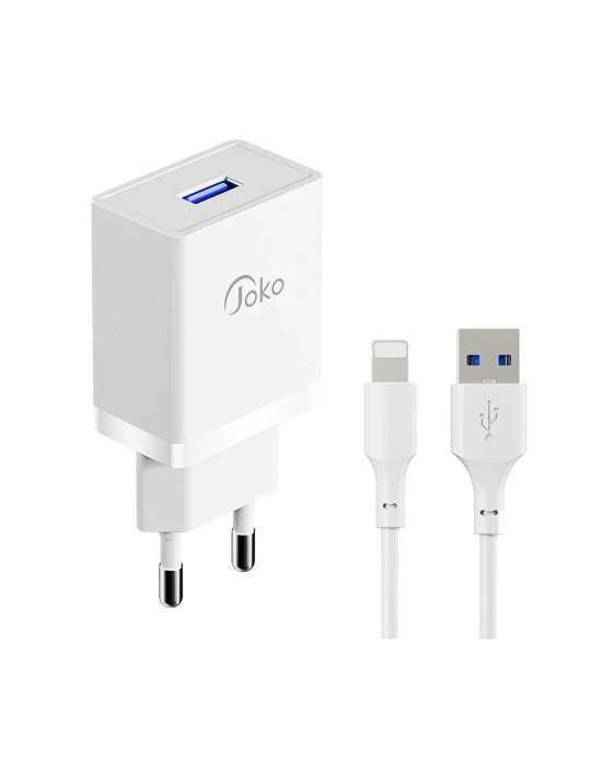 Joko JK77 12W + PX17 1M 2.4A Usb to Lightning Kablolu PD Şarj Cihazı