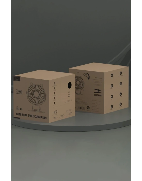 Joko JS03 Masaüstü Soğutma Fanı - Beyaz