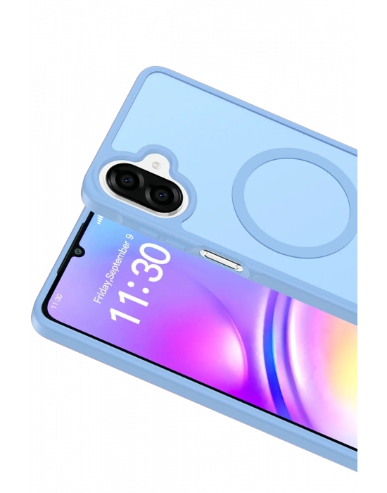 Joko Samsung Galaxy A07 4G Jota Magsafe Kapak - Açık Mavi