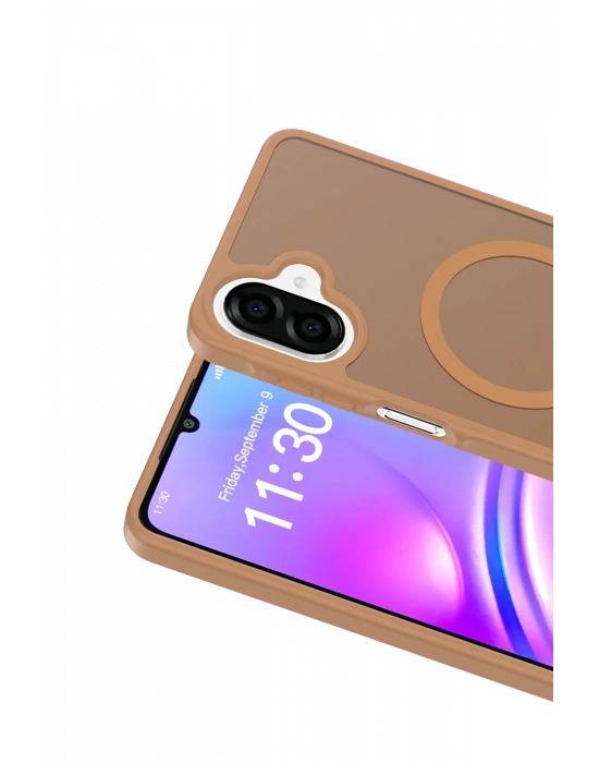 Joko Samsung Galaxy A07 4G Jota Magsafe Kapak - Çöl Titanyum