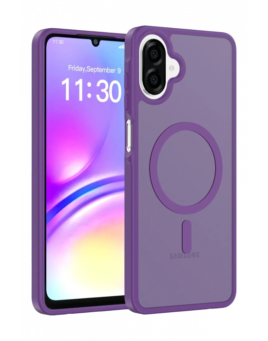 Joko Samsung Galaxy A07 4G Jota Magsafe Kapak - Derin Mor