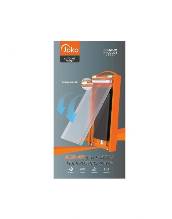 Joko Samsung Galaxy S22 AutoKit 5in1 Fiber Hayalet Polymer Nano Ekran Koruyucu