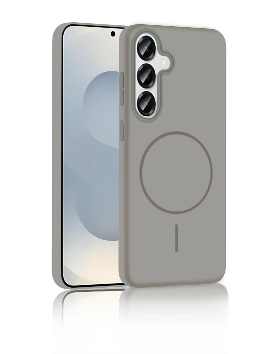 Joko Samsung Galaxy S23 FE Broş Magsafe Kapak - Titan Gri