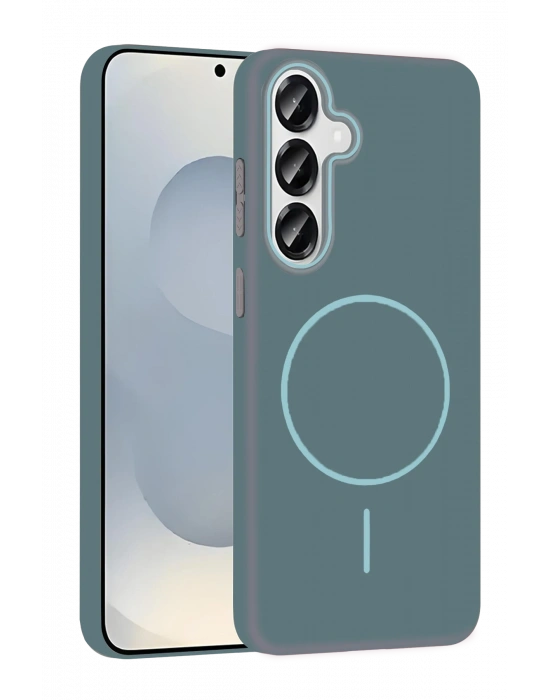 Joko Samsung Galaxy S23 FE Broş Magsafe Kapak - Turkuaz