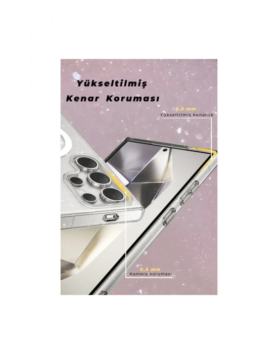 Joko Samsung Galaxy S23 Kılıf Star Magsafe Kapak - Şeffaf