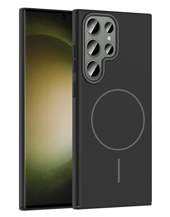 Joko Samsung Galaxy S23 Ultra Broş Magsafe Kapak - Siyah