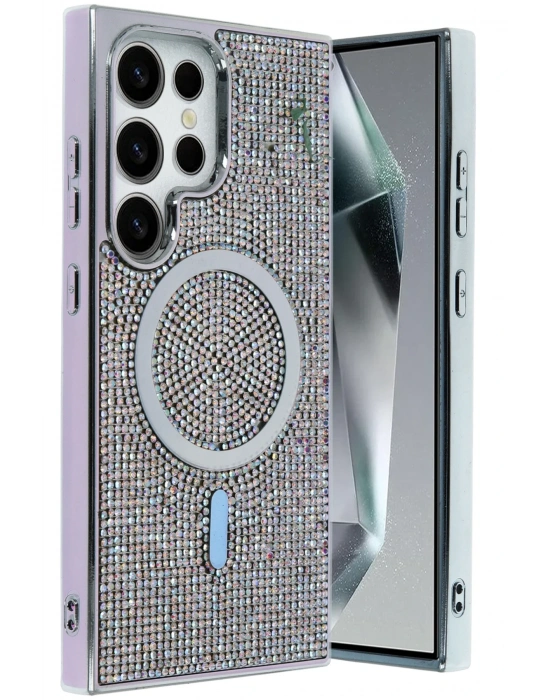 Joko Samsung Galaxy S23 Ultra Helen Magsafe Kapak - Rainbow