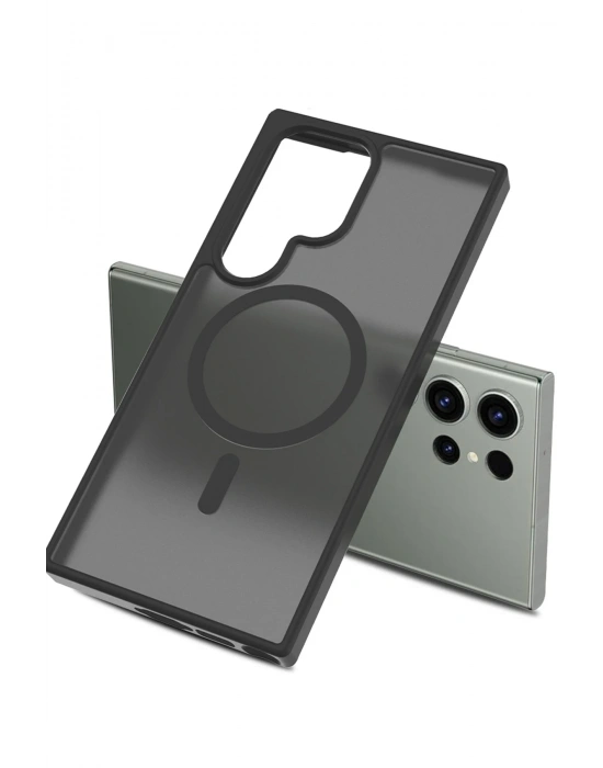 Joko Samsung Galaxy S23 Ultra Jota Magsafe Kapak - Derin Mor