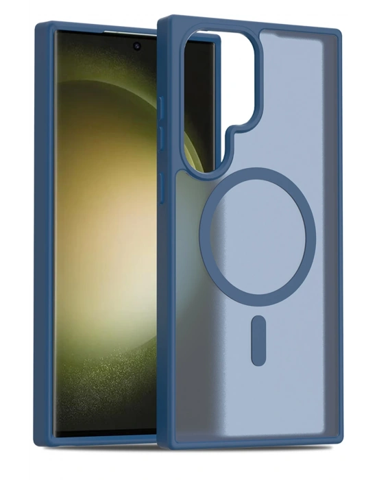 Joko Samsung Galaxy S23 Ultra Jota Magsafe Kapak - Lacivert