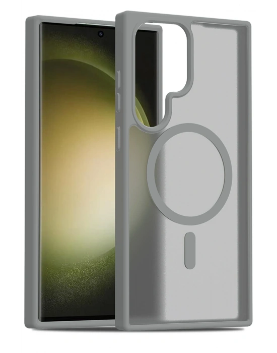 Joko Samsung Galaxy S23 Ultra Jota Magsafe Kapak - Titan Gri