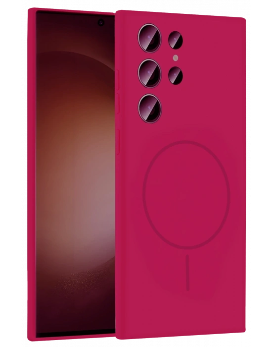 Joko Samsung Galaxy S23 Ultra Kılıf Jully Magsafe Kapak - Fuşya