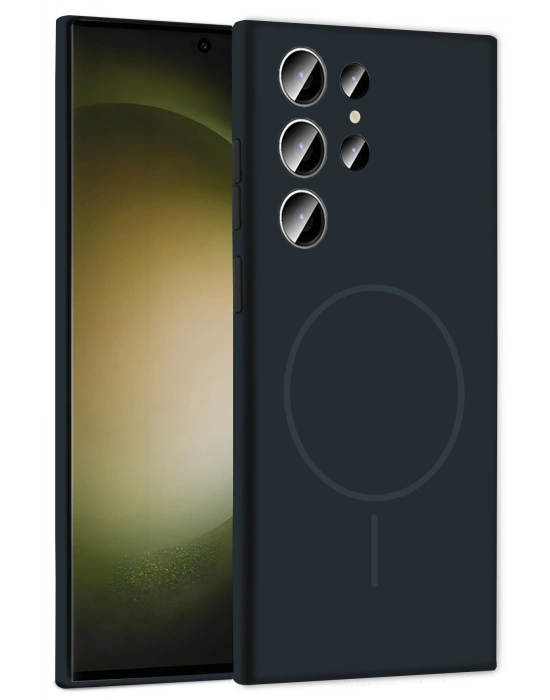 Joko Samsung Galaxy S23 Ultra Kılıf Jully Magsafe Kapak - Lacivert