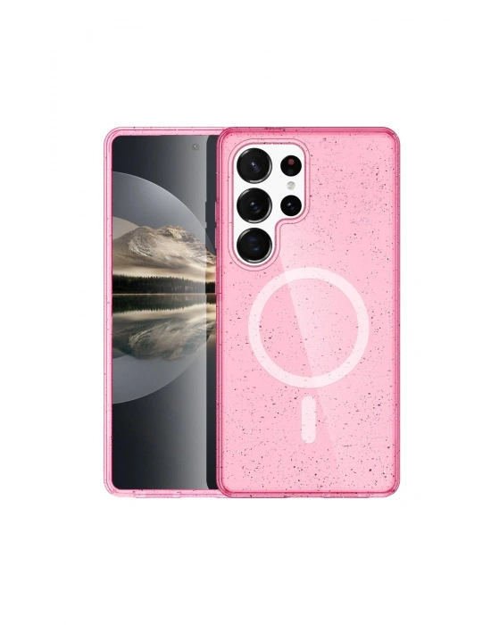 Joko Samsung Galaxy S23 Ultra Kılıf Star Magsafe Kapak - Pembe